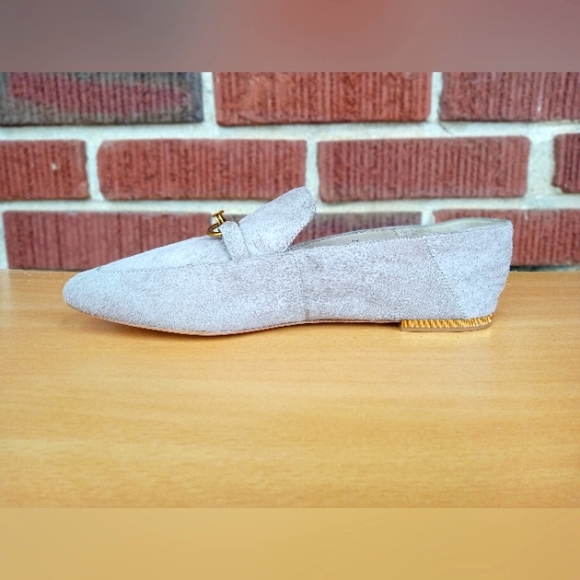 NWT DONNA KARAN New York 'Debz' Drum-Dyed Brazilian Cow Fur Convertible Loafers - Picture 8 of 14